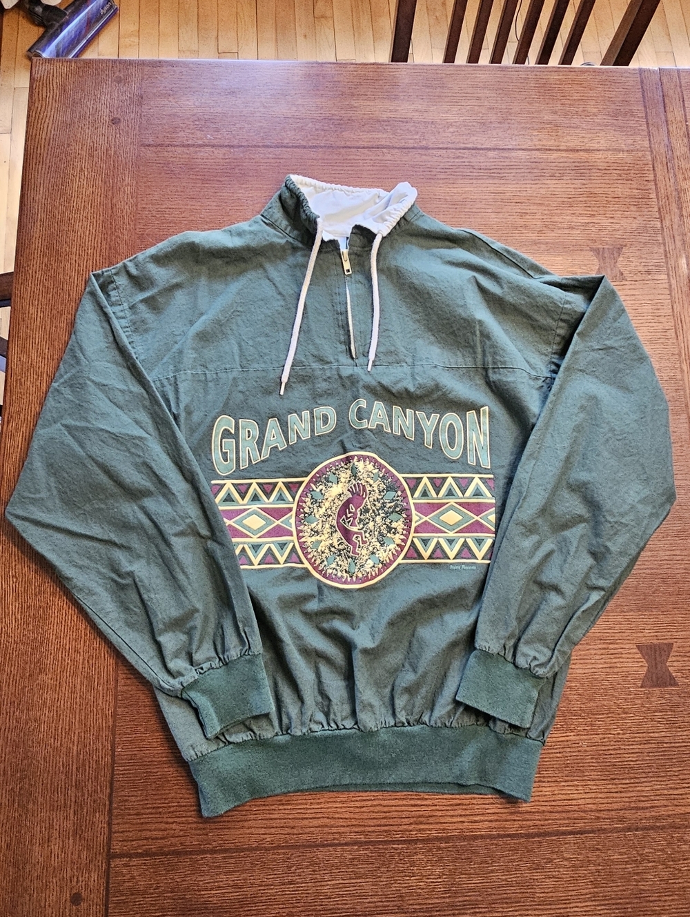 Prairie Mountain Grand Canyon Cotton Sweatshirt Large Vintage